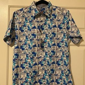Robert Graham Men’s S blue and white  unworn